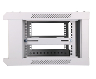 Extralink Szafka wisząca rack 4U 600x450 szara szklane drzwi EX.8536 - 484906 - zdjęcie 6